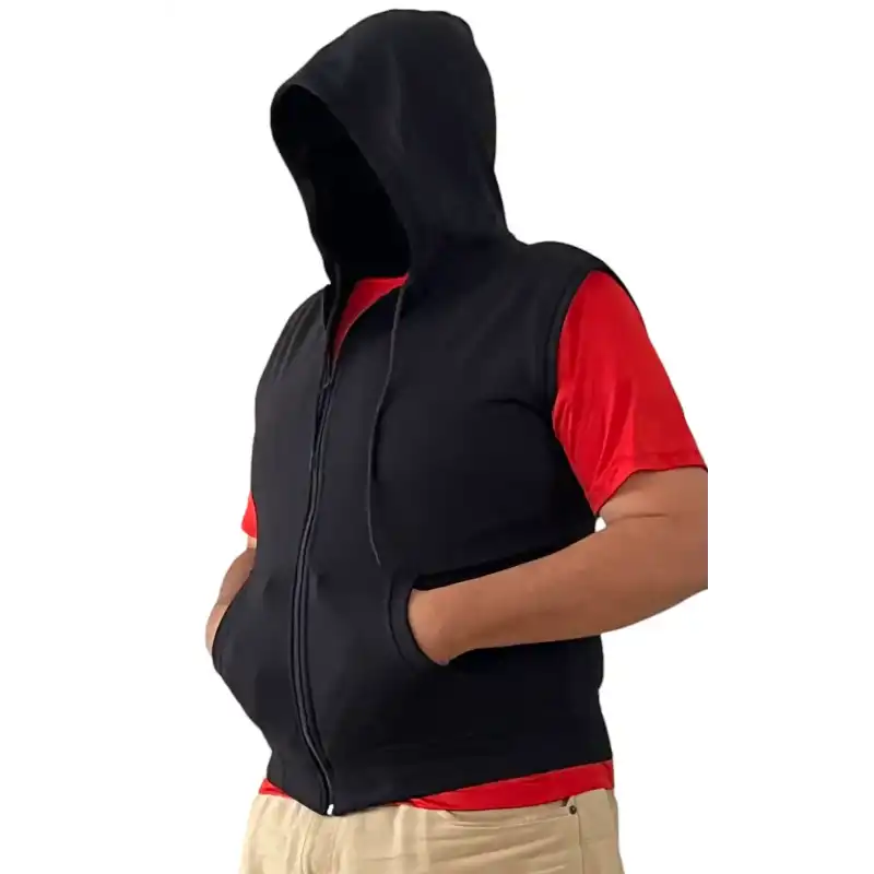 CHALECO UNISEX CAPUCHA