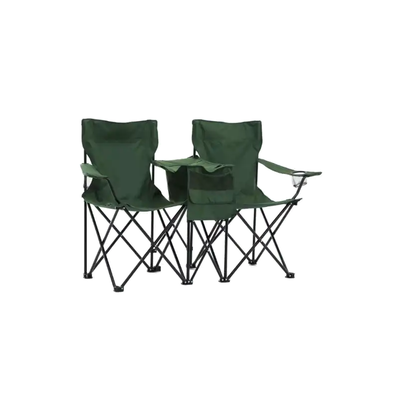 SILLA DOBLE PLEGABLE CON HIELERA