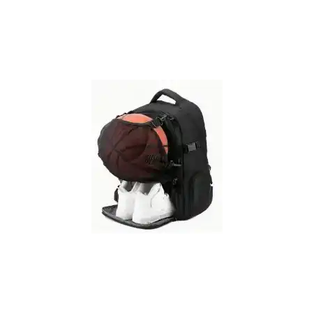 MOCHILA NEGRA PORTA BALÓN