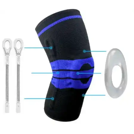 RODILLERA ELASTICA CON SOPORTES