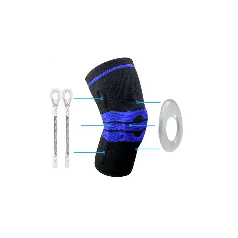 RODILLERA ELASTICA CON SOPORTES