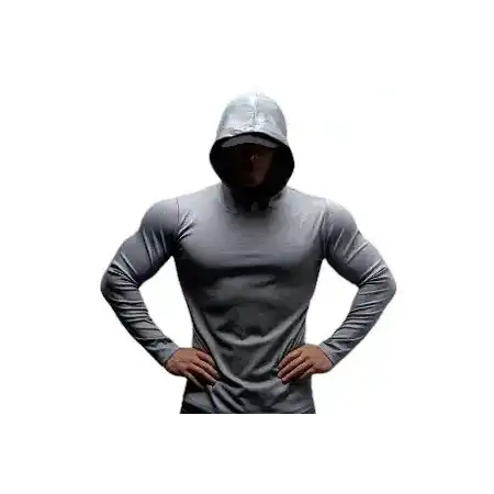 PLAYERA MEDIANA COMPRESION PLAYDRY M.L. CON GORRO